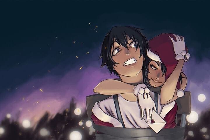 Christmas Couple Dark